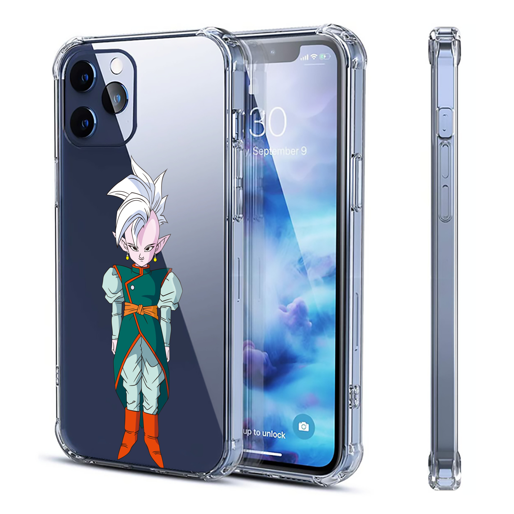 （画像用） ドラゴンボール DRAGON BALL 【iPhone 12シリーズ対応】透明スマホケース（クリアソフトケース）